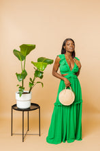 Load image into Gallery viewer, pretty green dress
